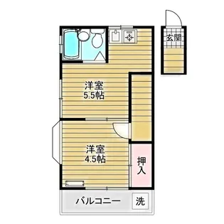 アートハイツI【2階】の間取り