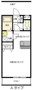 クオリティ初山【1階】の間取り