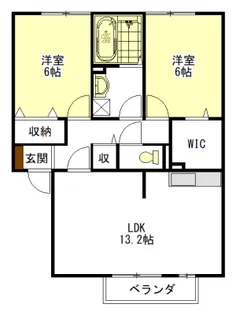ルミエール【1階】の間取り