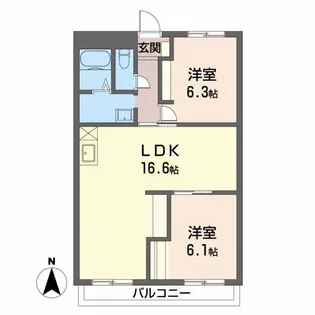 メゾン・サノ【2階】の間取り