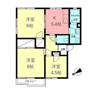 グランドソレーユ【2階】の間取り