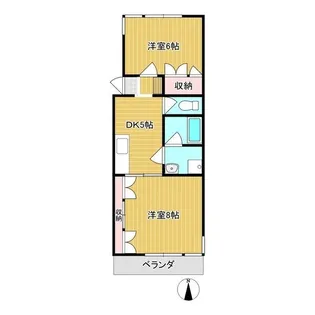 星ヶ丘ハイツ【3階】の間取り