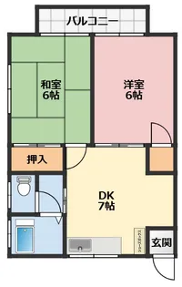 グリーンハイツ【1階】の間取り