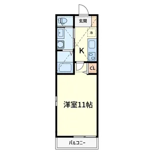 エルメゾン【1階】の間取り