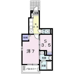 エヴァE【1階】の間取り