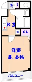 カタンクローバーIII【3階】の間取り