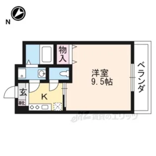 クレスト今宿【1階】の間取り
