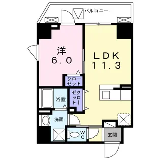 グランツ恵比寿【2階】の間取り