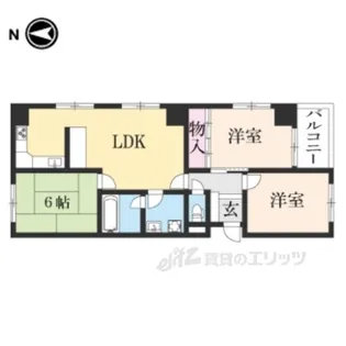 AGSoleil福知山【4階】の間取り