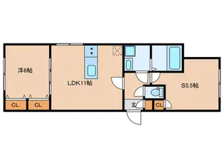 THE UNDERZ SUITE RESIDENCEの間取り