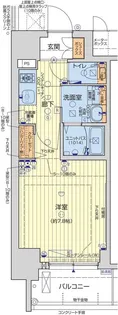 レオンコンフォート大阪ドームシティ【4階】の間取り