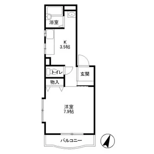 ケンハイム【2階】の間取り