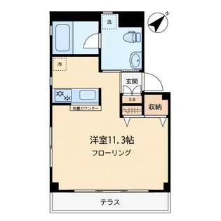 アリウープ学芸大学【1階】の間取り