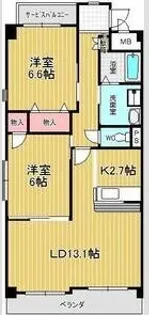 プレステージII【1階】の間取り