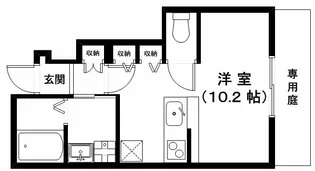 セルフィーユ川原【1階】の間取り