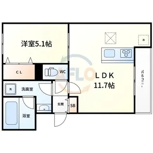 WEALTH JOTOII【3階】の間取り