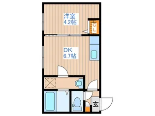 アクアマ-レ澄川【3階】の間取り