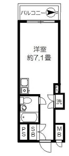 レジデンス上野【4階】の間取り