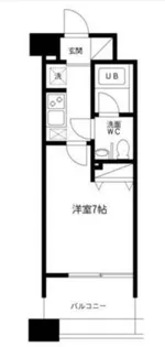 レジディア島津山【10階】の間取り