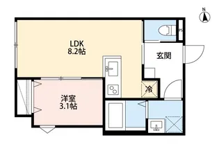 rh-SENJU【1階】の間取り