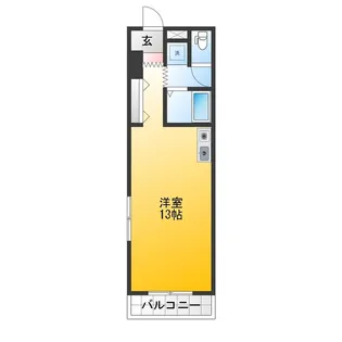 カーサ新町【6階】の間取り