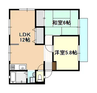 フォーレスト清水【2階】の間取り