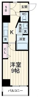 レオセントラルガーデン【4階】の間取り