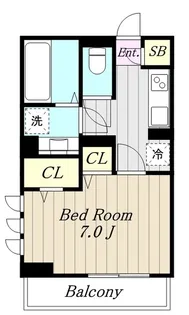 Aina矢部【2階】の間取り