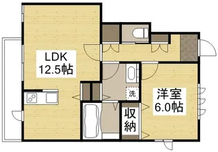 アペルトM・K【1階】の間取り