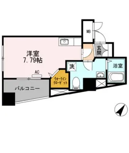 レジデンス東雪谷【2階】の間取り
