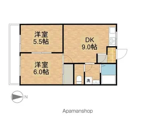 ファインシティI【1階】の間取り