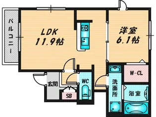ダンデライオン【1階】の間取り