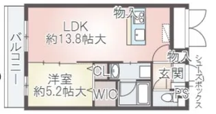 ソレイユ サカエ【1階】の間取り