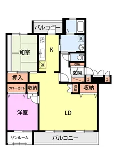 テレパレス関屋浜松【1階】の間取り