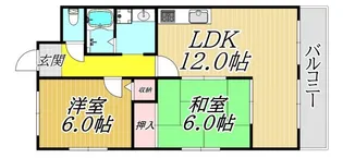 メゾン時友【1階】の間取り