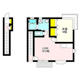 コンシャスII【2階】の間取り