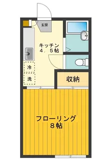 ハピネス【2階】の間取り