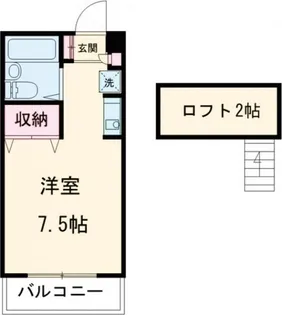 サントーク小金井【2階】の間取り