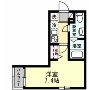 サウスプリオーレ【1階】の間取り