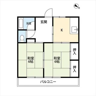 コトブキハイツ【2階】の間取り