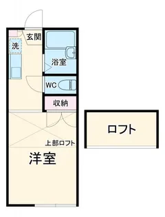 ハイツmika【1階】の間取り