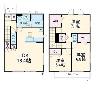 SILK1の間取り