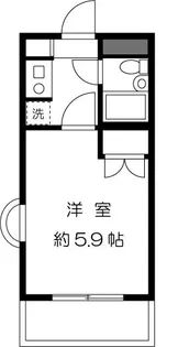 ジョイフル池上【1階】の間取り