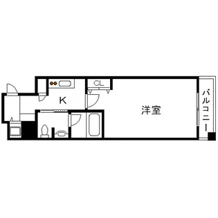 カスタリア堺筋本町【8階】の間取り