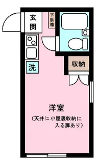 ジュネス・サク【2階】の間取り