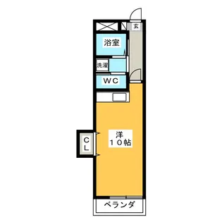 SABLONマンション【2階】の間取り