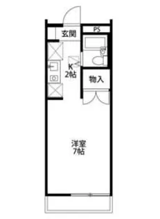 メゾンボヌール菊名D棟【1階】の間取り