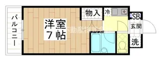 フォレストコート長瀬【1階】の間取り
