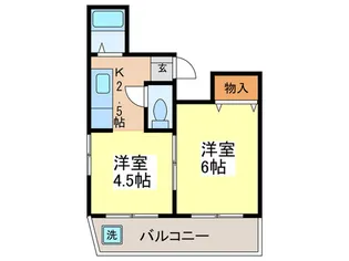 サンハイム小島【2階】の間取り
