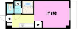 レジデンスSHIRAI【1階】の間取り
